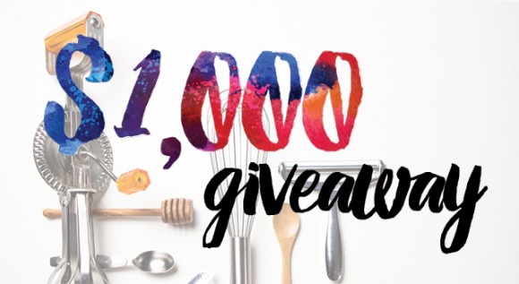 1000 Giveaway email banner
